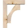 thumbnail image 3 of Ekena Millwork 7 1/2"W x 30"D x 38"H Westlake Block Smooth Bracket w/ Offset Brace, Douglas Fir, 3 of 25