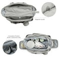 thumbnail image 5 of Diaper Tote Bag-Breast Pump Bag Diaper Organizer Bag with Shoulder Strap&Pacifier Case Mommy Baby Bag for Work,Weekender, 5 of 6
