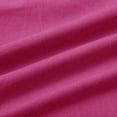 thumbnail image 7 of YVNAURA Plus Size Linen Shirt for Women Summer Breathable Cotton Blend Blouse Loose Fit Short Sleeve Camp Collar Button Down Lightweight Top Vacation Resort Wear, Hot Pink,XL, 7 of 7