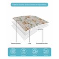 thumbnail image 5 of Quilts Full Size, Vintage Flower, Soft Comforter Bedding Set for Bed, Country Shabby Chic Floral Leaves Lightweight Quilted Bedspread with Pillow Cover(2 Pieces) for All Season, 78x90 Inch, 5 of 6