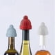 thumbnail image 3 of 3-Pack Silicone Bottle Stoppers, Decorative Wine Bottle Corks with Beanie Cap Design for Beverage Storage, 3 of 5