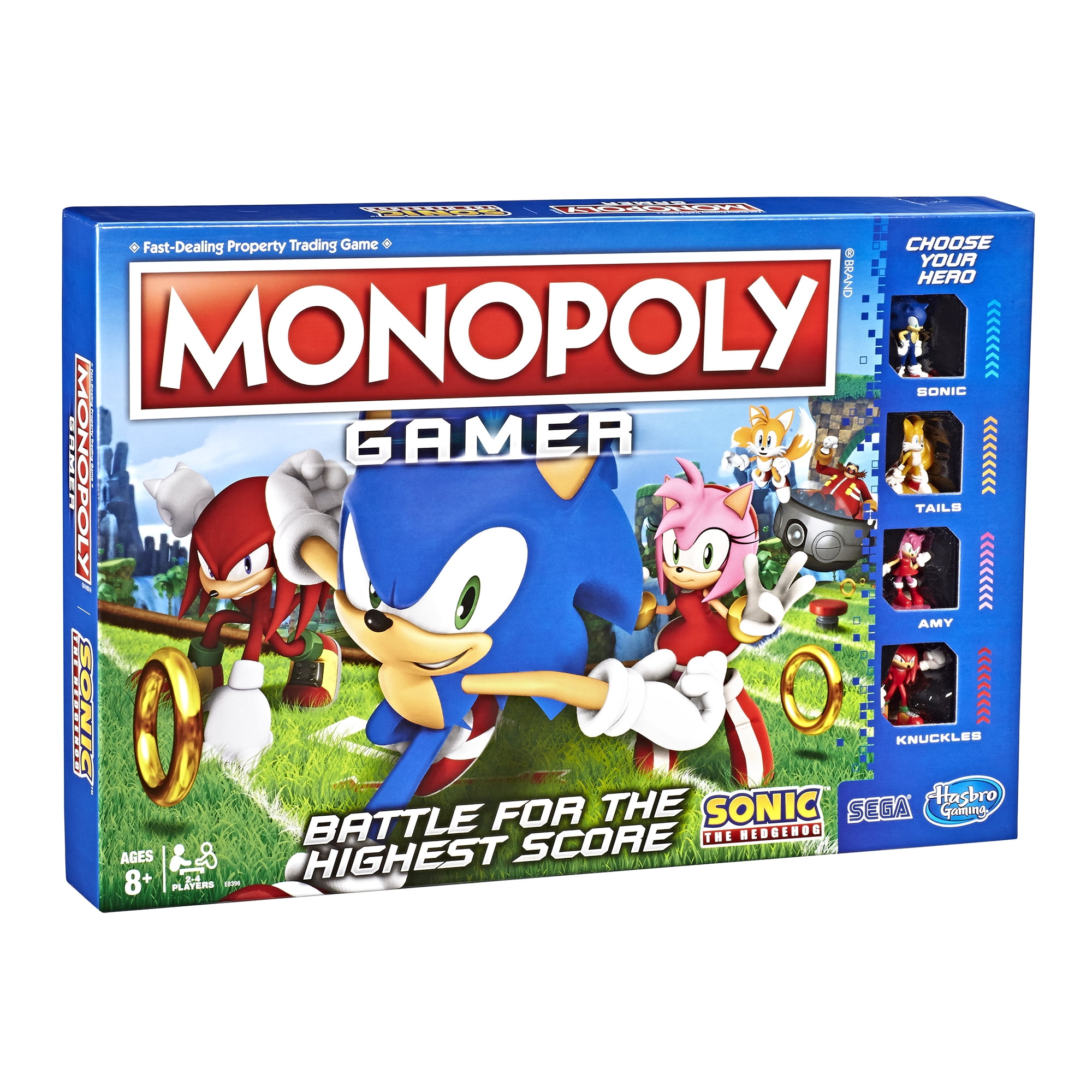 MONOPOLY GAMER SONIC THE HEDGEHOG BOARD GAME FACTORY SEALED !! 
