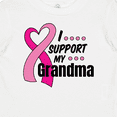 thumbnail image 4 of Inktastic Breast Cancer Awareness I Support My Grandma Pink Ribbon Boys or Girls Baby T-Shirt, 4 of 5