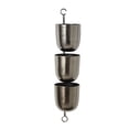 thumbnail image 2 of Benjara BM216476 3 Tier Metal Hanging Planter with Round Pots, Black - 25 x 12 x 12 in., 2 of 2