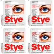 Stye Sterile Lubricant Eye Ointment, 0.125 oz, 4 Pack