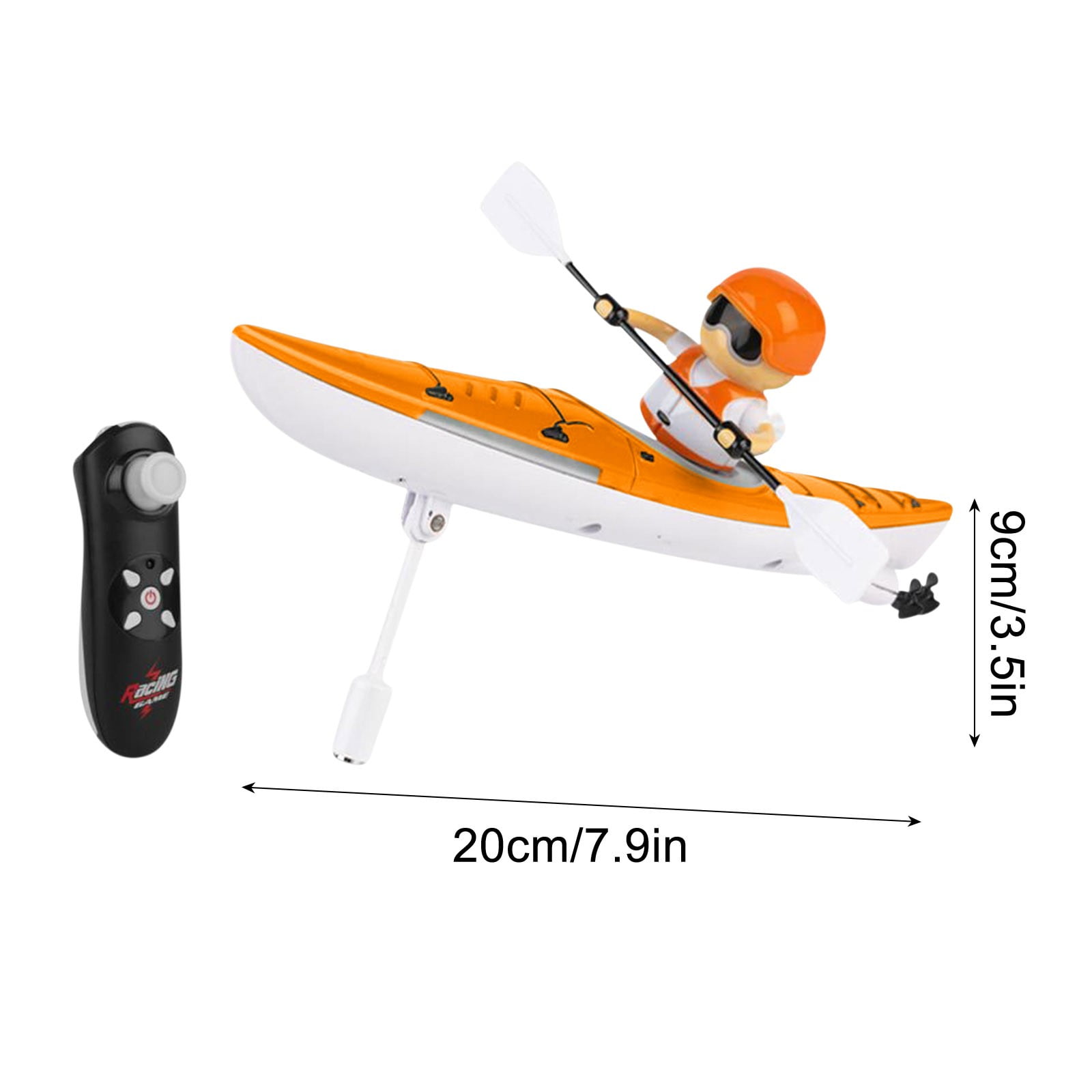 Colorful Remote-controlled Rowing Kayak Competitive Water Proof Rowing Double Mode Driving Balanced Water Remote-controlled Boats