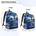 thumbnail image 4 of Daiia Cute Fish Flower Couple Vintage Canvas Backpack for Men and Women ,Hiking Backpack,Travel Laptop Bag for School,Large Capacity Backpack-Small, 4 of 8