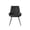 Black, variant on Hawsaiy Extendable Round to Oval Dining Table Set for 4–6, Space-Saving Wooden Table with Hidden Storage, Expandable Dining Table with Upholstered Chairs(Black Table+4 Black Chairs)