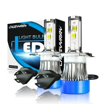 H4 9003 LED Headlight Bulbs Kit High Low Beam Combo 2 Super White 6500K
