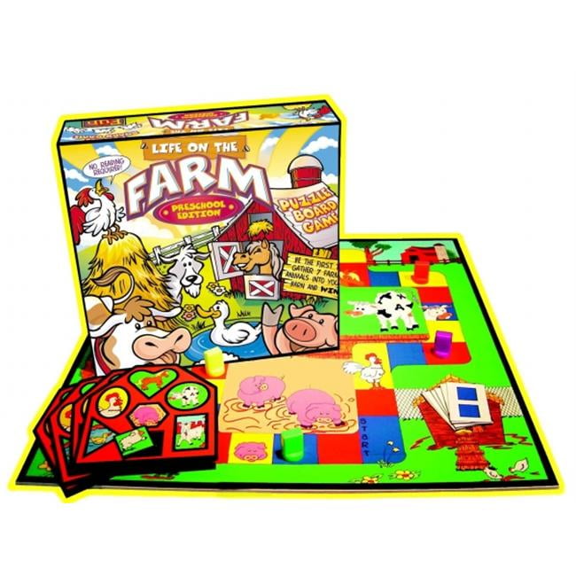 We R Fun Games 10111 1 Preschool Life On The Farm Board Game