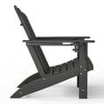 thumbnail image 5 of WestinTrends Highland Outdoor Patio HDPE Adirondack Chairs With Cup Holders (Set of 8), Gray, 5 of 11