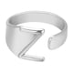 thumbnail image 1 of Fiudx Anillo de Pareja de Moda con Veintiséis Letras Inglesas, Anillo Abierto, Joyería para Parejas, 1 of 2