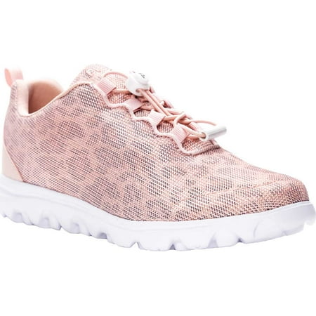 

Women s Propet TravelActiv Safari Sneaker Pink Knit 7 2A