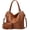 Brown, variant on NCY Tote Handbags for Women Hobo Purse and Shoulder Bags Multiple Pockets with Adjustable Strap for Work Travel Everyday