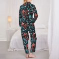 thumbnail image 3 of Bingfone Womens Pajama Sets Squirrel Owl Autumn Maple Leaves Print,Long Sleeve Loungewear Pajamas Set-XX-Large, 3 of 8