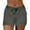 Dark Gray, variant on Hvot&aat Womens Summer Sweat Shorts Elastic Waist Drawstring Shorts with Pockets Comfy Solid Yoga Shorts