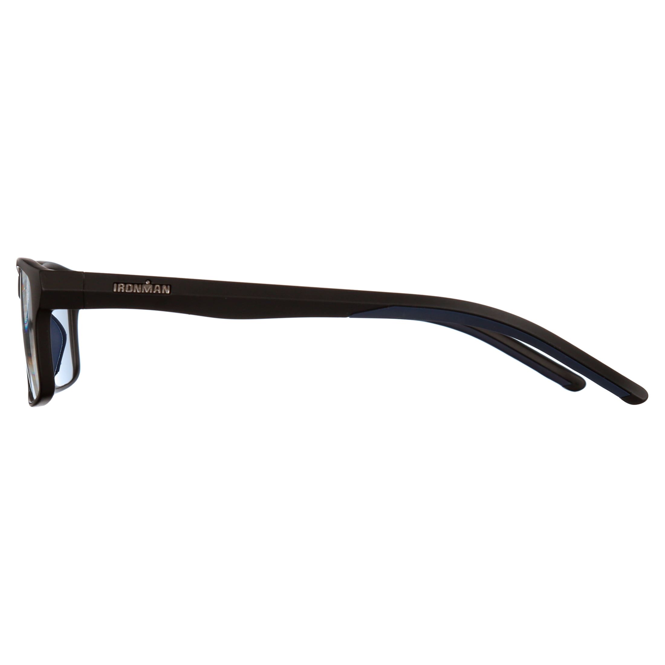 (2 pack) Ironman Rectangle Black Reader Eyeglass 1.50