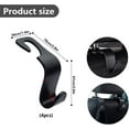 thumbnail image 2 of 4 Car Storage Hooks, Multifunctional Hook Car Headrest Back Seat Hanger Holder Storage Hooks For Car Seat, 2 of 7