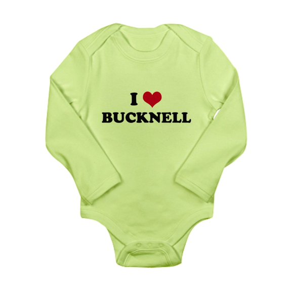 CafePress - _I_HEART_BUCKNELL - Long Sleeve Infant Bodysuit