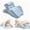 Blue, variant on CCCHCY Ergonomic Memory Foam Intimacy Comfort Pillow -–27°Couples Comfort Pillow, Sleeping, Reading, Back & Waist Support, Removable Breathable Cover