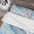 thumbnail image 4 of Designart 'Blue Silver Spring II' Ensemble de Literie Style Ferme - Housse de Couette et Taies d'Oreiller, 4 of 4
