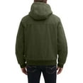 thumbnail image 3 of G.H. Bass & Co. Men’s Hooded Cotton Canvas Shell Workwear Jacket (Green,Large), 3 of 5