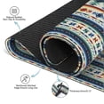 thumbnail image 3 of Boho Design Multi-Purpose Rubber Pad for Game Tables 31.5x31.5 Inch Large Mahjong Mat with Anti-Slip Grip and Quiet Surface for Tiles and Cards, 3 of 7