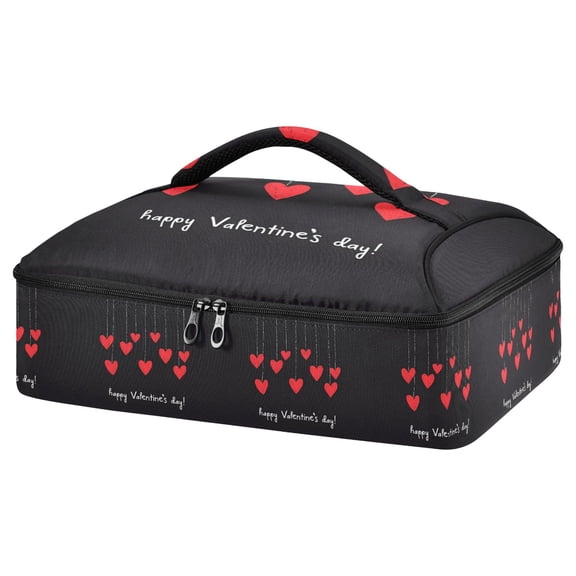 Iauyy Casserole Carrier for Hot Food Insulated Casserole Travel Carry Bag with Lid Food Warmer Bag for Party/Picnic,Cute and Simple