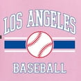 thumbnail image 6 of Wild Bobby City of Los Angeles LA Baseball Fantasy Fan Sports Men's T-Shirt, Light Pink, X-Large, 6 of 6