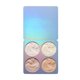 thumbnail image 2 of de polvos iluminador de 4 de ojos de maquillaje facial compacta de brillante profesion Maquillaje Polvo - Yinane  Paleta de resaltador, 2 of 6