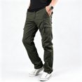 thumbnail image 2 of Men Stretchy Straight Cargo Sport Pants, Multi Pocket Thin Outdoor Daily Trousers S-XL（1 piece）, 2 of 10