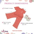thumbnail image 3 of Emily Rose 14" Doll Clothes 2 Piece Pajamas with Fluffy Bunny Slippers | For 14-inch Fashion Dolls, 3 of 8