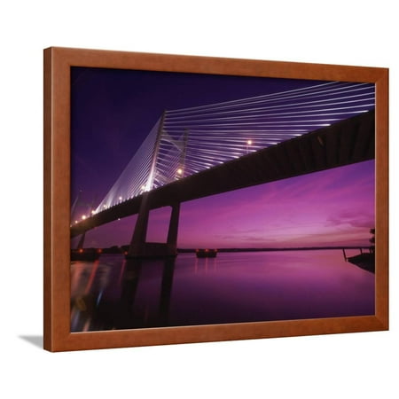 Dames Point Bridge Jacksonville Florida Usa Framed Print Wall Art Dames Point Bridge Jacksonville Florida Usa Framed Print Wall Art