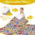 thumbnail image 3 of Pioneer Flower Floral Print Pattern Toddler Nap Mats for Kids Preschool,Sleeping Mat Bag or Kids,Toddler Sleeping Bag,Toddler Nap Mat or Daycare, 3 of 6