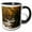 Black/White, variant on 3drose, Usa, Tennesse. Fall Foliage Along a Stream in the Smoky Mountains., 11oz Mug