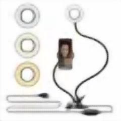 LED Selfie Ring Light for Real-time Adjustable Makeup Light-8cm Stand