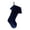 Navy, variant on 19in Velvet Christmas Stocking with Ruffled Cuff & Bow, Hanging Sock for Fireplace Mantel Farmhouse Holiday Decor
