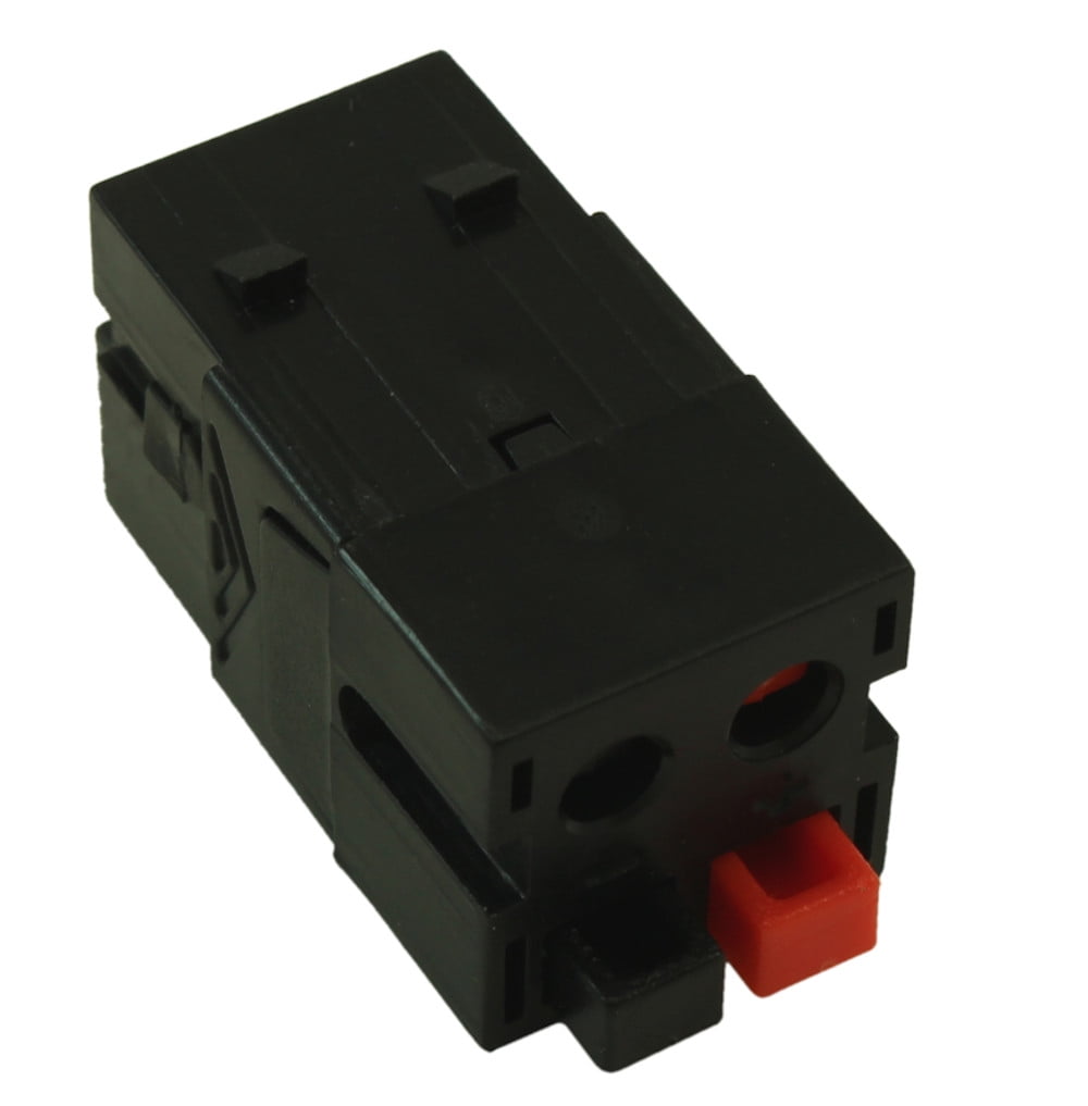 Keystone Jack Insert/Coupler Dual Speaker DUAL Spring Clips 1430AWG,Black