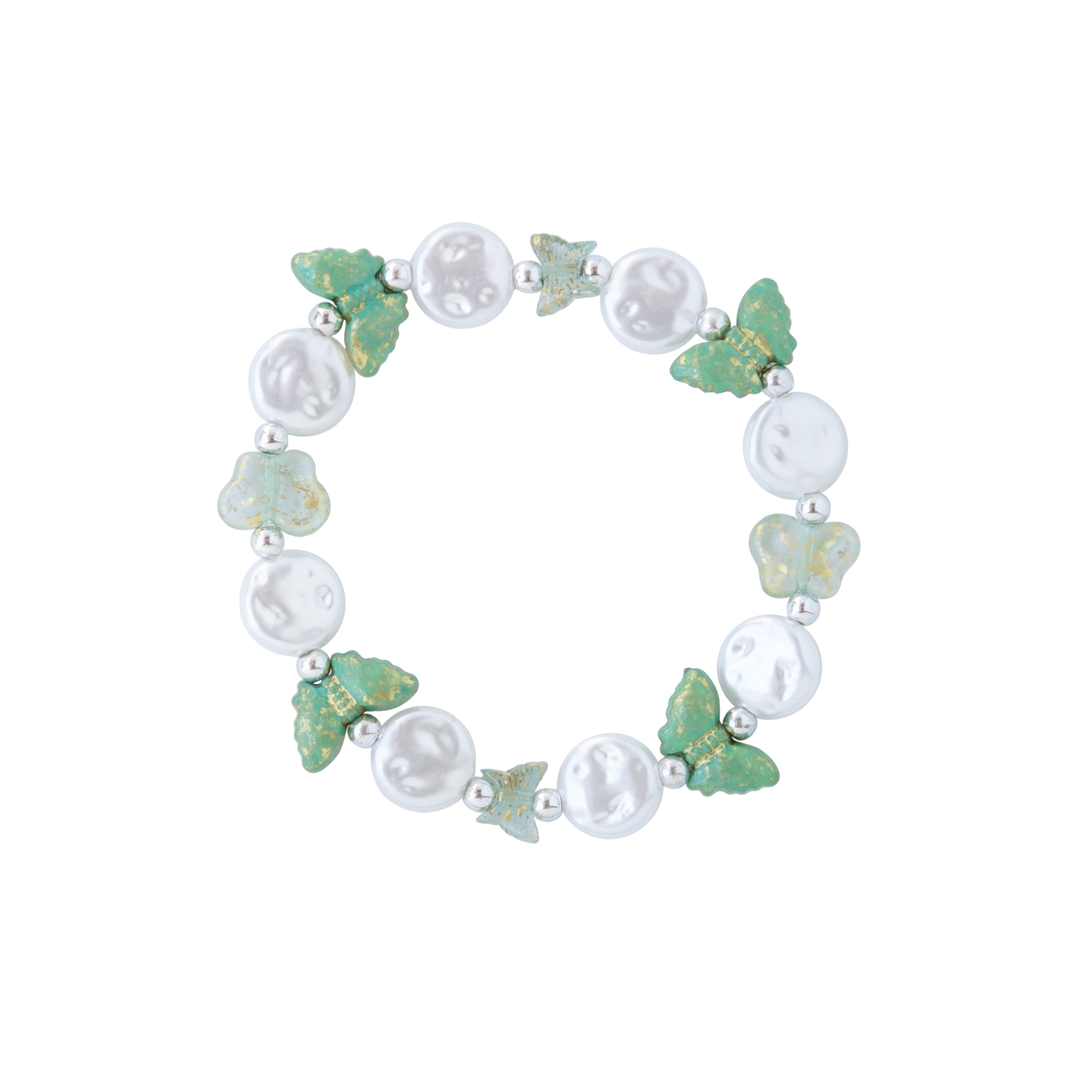 The Beadery Craft Products Green Pearl Bead Mix