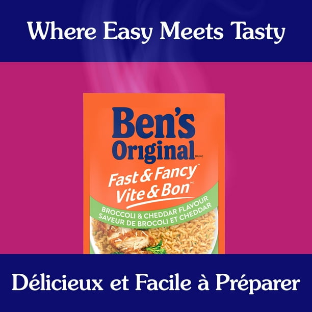 BEN'S ORIGINAL FAST & FANCY Broccoli & Cheddar Flavour Rice