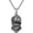 no chain, variant on Men's Stainless Steel Vintage Domineering Cool Fierce Animal Gorilla Orangutan Helmeted Apes Meme Pendant Necklace