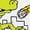 WHITE, variant on - Reptar Doodle Men's Short Sleeve Graphic T-Shirt
