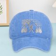 thumbnail image 3 of Funny Embroidered Baseball Cap for Outdoor Adventures Adjustable Washed Dad Hat Unisex Wild Design, 3 of 4