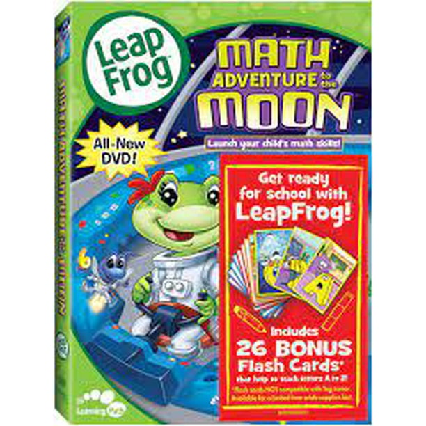 Leapfrog: Math Adventure To The Moon (avec Flashcards) (DVD)