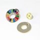 thumbnail image 4 of Sustainable Development Goals Brooch United Nations Sdgs Rainbow Pin Badge Medal Representative Brooch Jewelry, 4 of 5