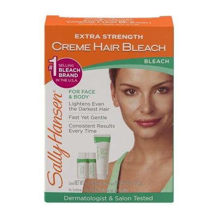 Sally Hansen Extra Strength Crème pour décolorer les cheveux Kit Visage &amp; Corps, 1.0 KIT