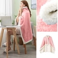 thumbnail image 2 of Versatile Shawl and Nap Blanket for Cozy Winter Warmth Soft Thick Multifunctional Small Throw Sofa Companion, 2 of 8