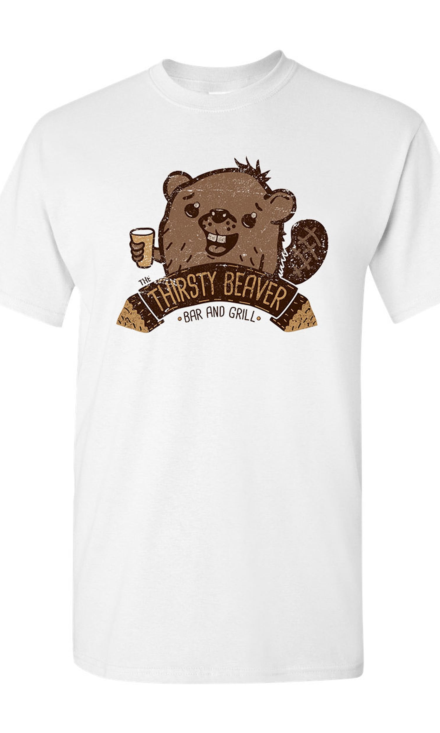 BEAVERS LOVE WOOD Humorous Adult T-Shirt All Sizes