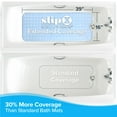 thumbnail image 3 of SlipX Solutions Translucent Light Blue Vinyl Non-Slip Bath Mat, 39" x 16", 3 of 8