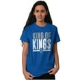 thumbnail image 4 of King of Kings Jesus Christ Believer Men's Graphic T Shirt Tees Brisco Brands M, 4 of 6